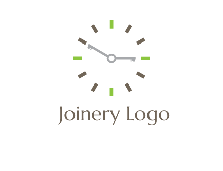 keys in clock rental logo