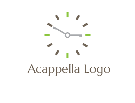 keys in clock rental logo