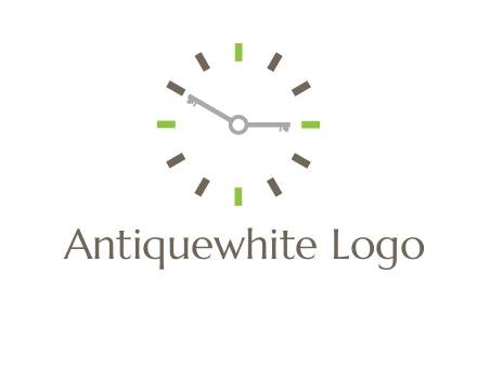 keys in clock rental logo