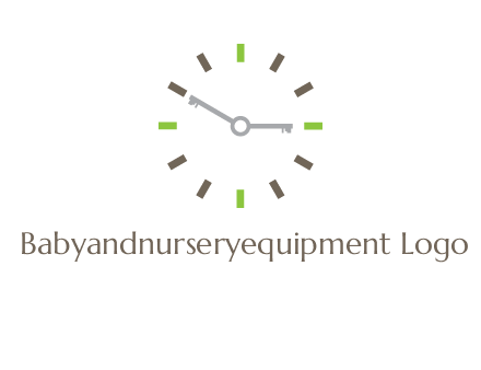 keys in clock rental logo