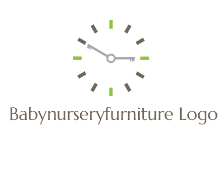 keys in clock rental logo