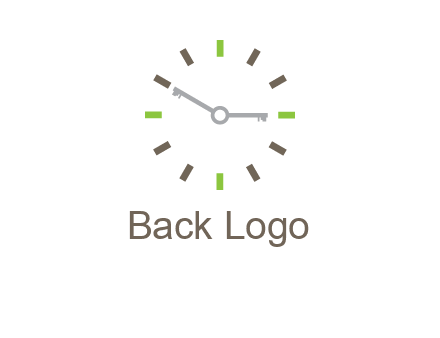 keys in clock rental logo