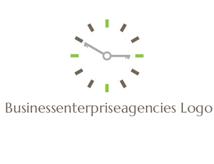 keys in clock rental logo