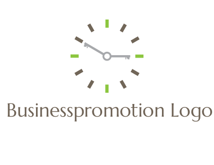 keys in clock rental logo