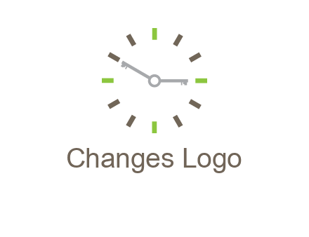 keys in clock rental logo