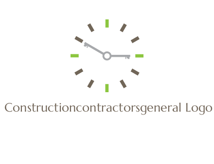 keys in clock rental logo