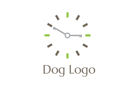 keys in clock rental logo