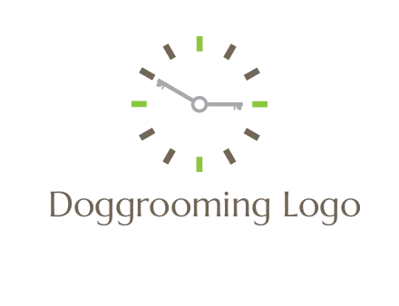 keys in clock rental logo