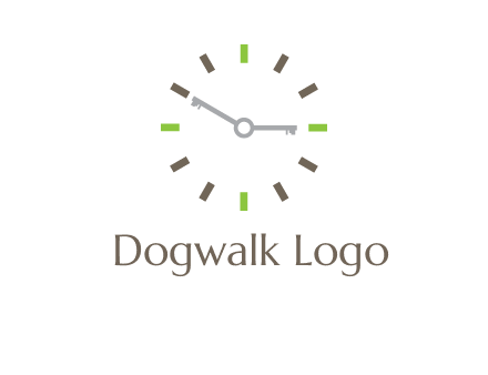 keys in clock rental logo