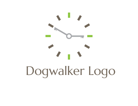 keys in clock rental logo