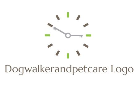 keys in clock rental logo