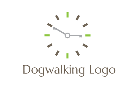 keys in clock rental logo
