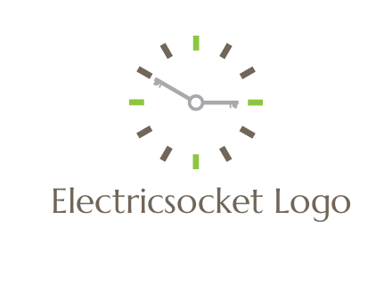 keys in clock rental logo