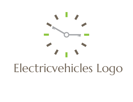 keys in clock rental logo