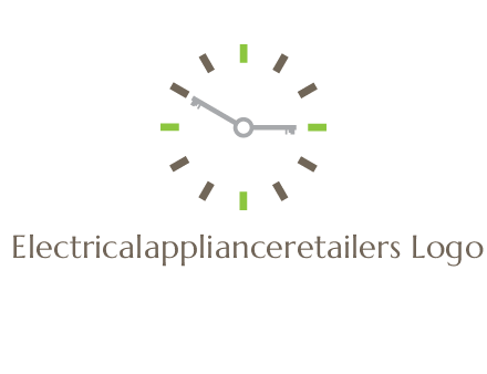 keys in clock rental logo