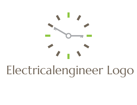 keys in clock rental logo