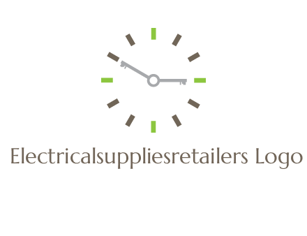 keys in clock rental logo