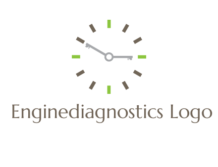 keys in clock rental logo