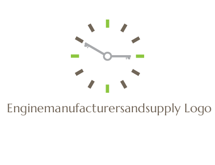 keys in clock rental logo