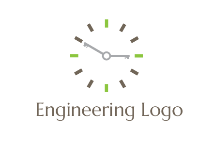 keys in clock rental logo