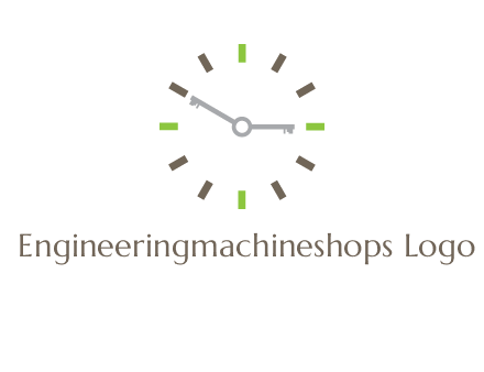 keys in clock rental logo
