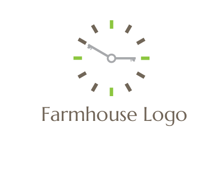 keys in clock rental logo