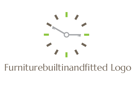 keys in clock rental logo