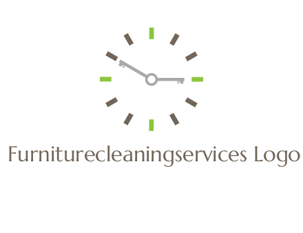 keys in clock rental logo