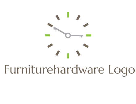 keys in clock rental logo