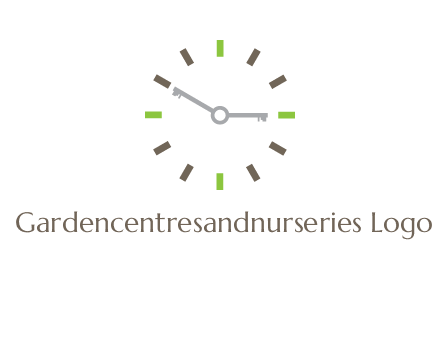 keys in clock rental logo