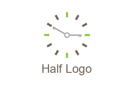 keys in clock rental logo