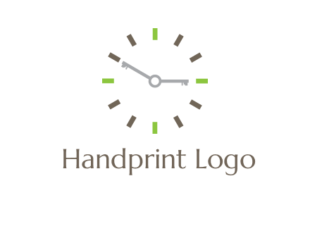 keys in clock rental logo
