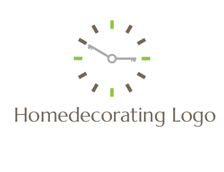 keys in clock rental logo
