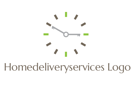 keys in clock rental logo