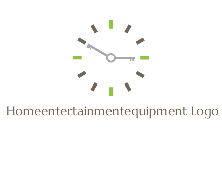 keys in clock rental logo