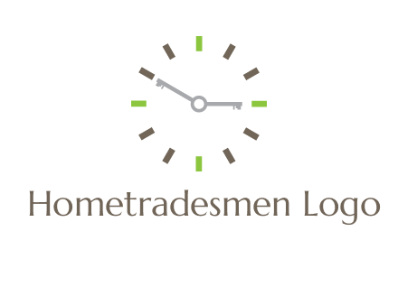 keys in clock rental logo