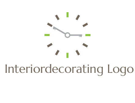 keys in clock rental logo