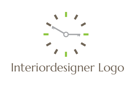 keys in clock rental logo