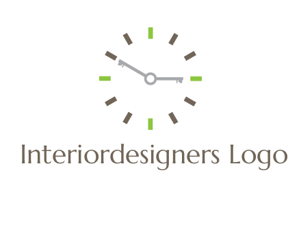 keys in clock rental logo
