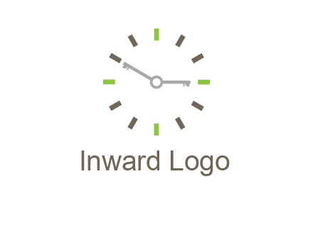 keys in clock rental logo
