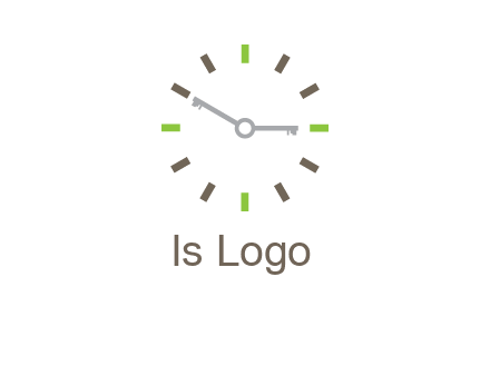 keys in clock rental logo