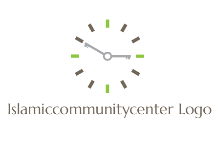 keys in clock rental logo
