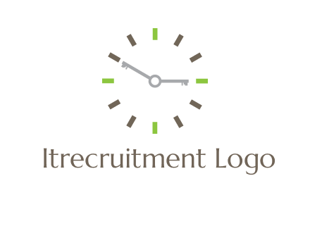 keys in clock rental logo