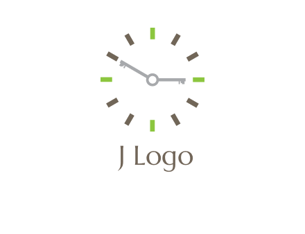 keys in clock rental logo