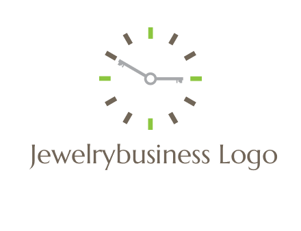 keys in clock rental logo
