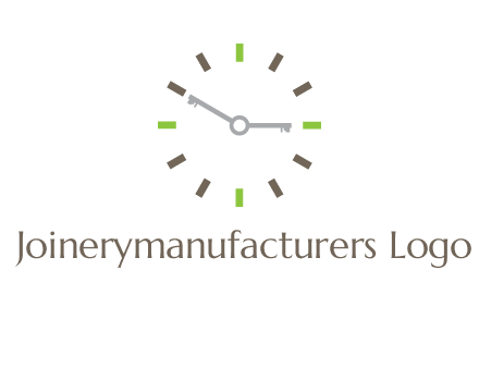 keys in clock rental logo