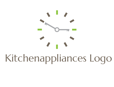 keys in clock rental logo