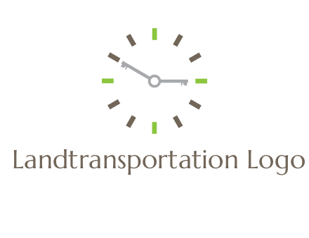 keys in clock rental logo