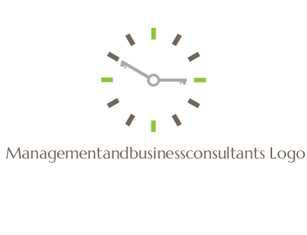keys in clock rental logo