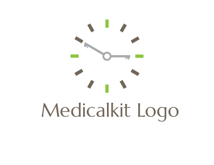 keys in clock rental logo